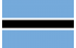 Flagge Botsuana
