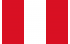 Flagge Peru