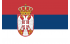 Flagge Serbien