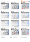Kalender 1948 mit Ferien und Feiertagen Berlin