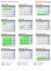 Kalender 1956 mit Ferien und Feiertagen Vorarlberg