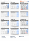 Kalender 1964 mit Ferien und Feiertagen Aix-Marseille