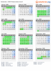 Kalender 1969 mit Ferien und Feiertagen Niederösterreich