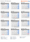 Kalender 1976 mit Ferien und Feiertagen Steiermark