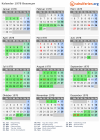 Kalender 1978 mit Ferien und Feiertagen Besançon
