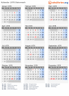 Kalender 1978 mit Ferien und Feiertagen Steiermark