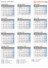 Kalender 1978 mit Ferien und Feiertagen Wien
