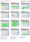 Kalender 1989 mit Ferien und Feiertagen Kärnten