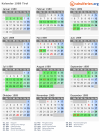 Kalender 1989 mit Ferien und Feiertagen Tirol