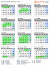 Kalender 1990 mit Ferien und Feiertagen Orléans-Tours