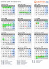 Kalender 1990 mit Ferien und Feiertagen Oberösterreich