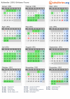 Kalender 1991 mit Ferien und Feiertagen Orléans-Tours