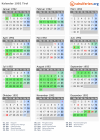 Kalender 1992 mit Ferien und Feiertagen Tirol