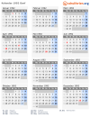 Kalender 1992 mit Ferien und Feiertagen Genf
