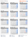 Kalender 1992 mit Ferien und Feiertagen Jura