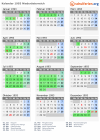 Kalender 1993 mit Ferien und Feiertagen Niederösterreich