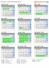 Kalender 1994 mit Ferien und Feiertagen Oberösterreich