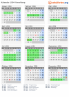Kalender 1994 mit Ferien und Feiertagen Vorarlberg