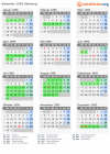 Kalender 1995 mit Ferien und Feiertagen Salzburg