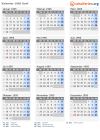 Kalender 1995 mit Ferien und Feiertagen Genf
