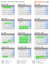 Kalender 1996 mit Ferien und Feiertagen Baden-Württemberg