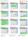 Kalender 1996 mit Ferien und Feiertagen Berlin
