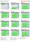Kalender 1996 mit Ferien und Feiertagen Dijon