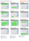 Kalender 1996 mit Ferien und Feiertagen Oberösterreich