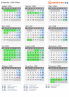 Kalender 1996 mit Ferien und Feiertagen Wien