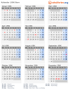 Kalender 1996 mit Ferien und Feiertagen Bern