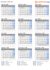 Kalender 1996 mit Ferien und Feiertagen Uri