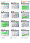 Kalender 1997 mit Ferien und Feiertagen Berlin