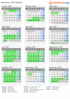Kalender 1997 mit Ferien und Feiertagen Nantes