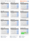 Kalender 1997 mit Ferien und Feiertagen Friaul-Julisch Venetien