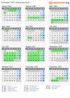 Kalender 1997 mit Ferien und Feiertagen Oberösterreich