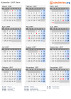 Kalender 1997 mit Ferien und Feiertagen Bern