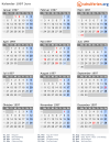Kalender 1997 mit Ferien und Feiertagen Jura