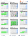 Kalender 1998 mit Ferien und Feiertagen Niedersachsen