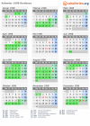 Kalender 1998 mit Ferien und Feiertagen Bordeaux