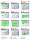 Kalender 1998 mit Ferien und Feiertagen Basilikata
