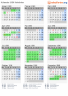 Kalender 1998 mit Ferien und Feiertagen Kalabrien