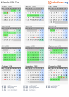 Kalender 1998 mit Ferien und Feiertagen Tirol