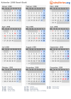 Kalender 1998 mit Ferien und Feiertagen Basel-Stadt