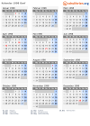 Kalender 1998 mit Ferien und Feiertagen Genf