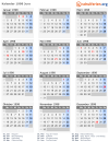 Kalender 1998 mit Ferien und Feiertagen Jura