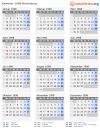 Kalender 1998 mit Ferien und Feiertagen Neuenburg