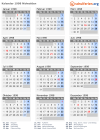Kalender 1998 mit Ferien und Feiertagen Nidwalden