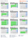Kalender 1999 mit Ferien und Feiertagen Lille