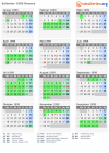 Kalender 1999 mit Ferien und Feiertagen Rennes