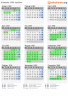 Kalender 1999 mit Ferien und Feiertagen Apulien